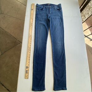 COH avedon slick skinny leg jeans size 25 0 extra stretchy med wash 8” rise